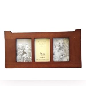 NIB Fetco Shaker Wood Picture Frame 2.5 x 3.5
